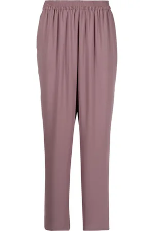 GIANLUCA CAPANNOLO Elasticated-waistband tapered trousers
