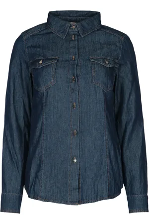 I BLUES Denim button-up shirt