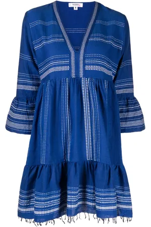 Lemlem Frayed-hem cotton dress