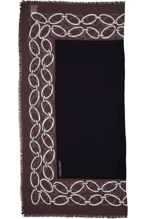 VALENTINO GARAVANI Chain link-print shawl