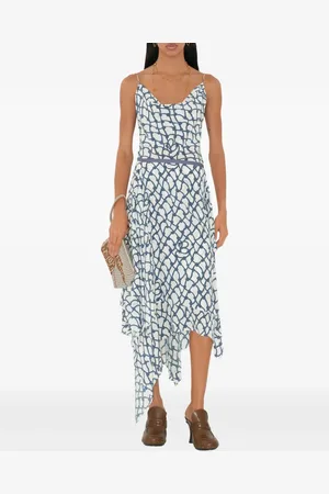 Burberry Asymmetric-design midi skirt