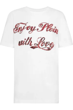 Philipp Plein Slogan-print cotton T-shirt