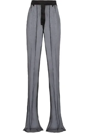 Prada Flared organza trousers