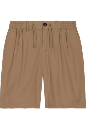 Dolce & Gabbana Logo-plaque cotton-poplin Bermuda shorts