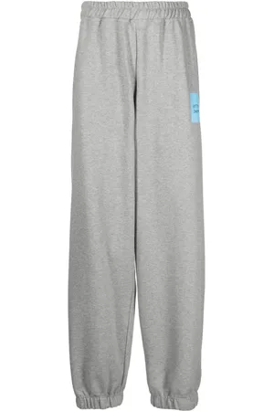 Vetements Logo-print wide-leg track pants