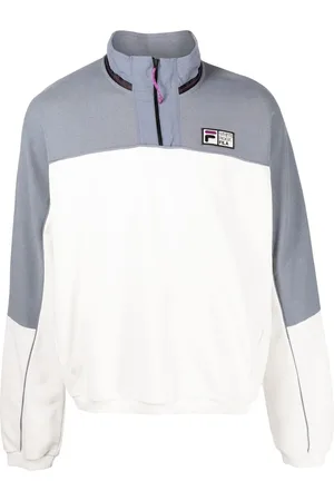 Fila Logo-patch half-zip sweater