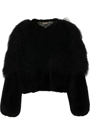 Chloé Shearling-trim jacket