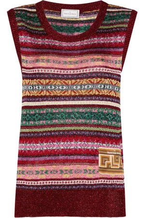 PIERRE-LOUIS MASCIA Striped tricot top