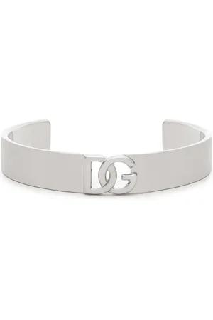 Dolce & Gabbana DG-logo cuff bracelet