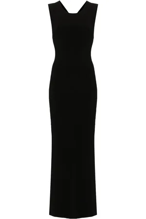 Gestuz Criss-cross knitted maxi dress