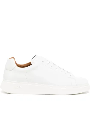 HUGO BOSS Lace-up leather sneakers