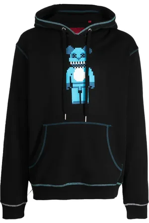 MOSTLY HEARD RARELY SEEN Bear-print cotton hoodie
