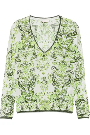 Liu Jo Bandana-jacquard top