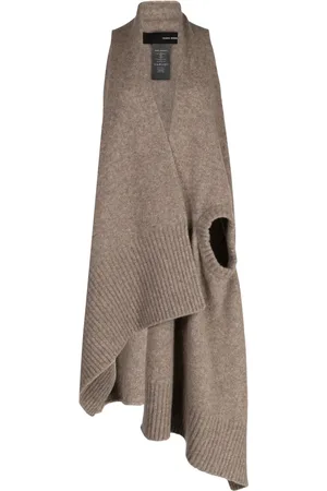 ISABEL BENENATO Asymmetric sleeveless vest