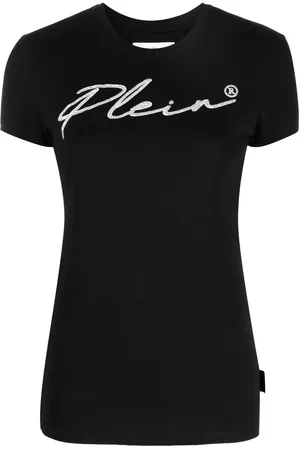 Philipp Plein Logo-embellishment stretch-modal T-shirt