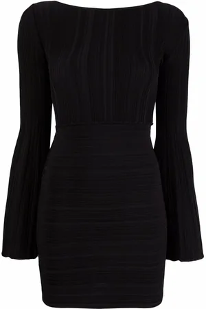 ANTONINO VALENTI Crossover-back pleated mini dress