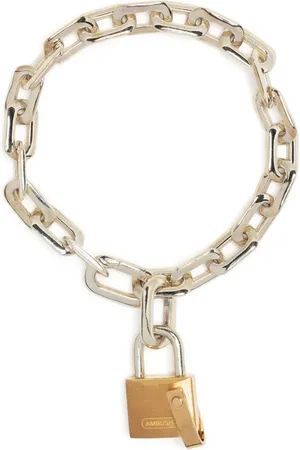 AMBUSH Padlock-charm bracelet
