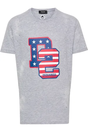 Dsquared2 Logo-print distressed T-shirt