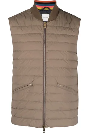 Paul Smith Ribbed-panel quilted gilet