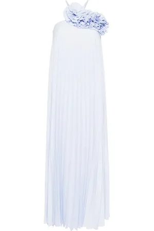 P.A.R.O.S.H. Pliss?? halterneck maxi dress