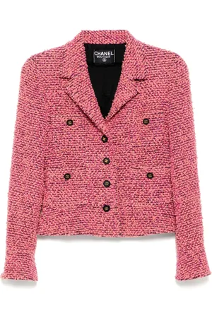 CHANEL 1990-2000s single-breasted jacket
