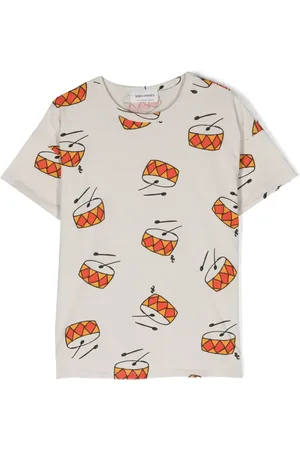 Bobo Choses Play the Drum cotton T-shirt