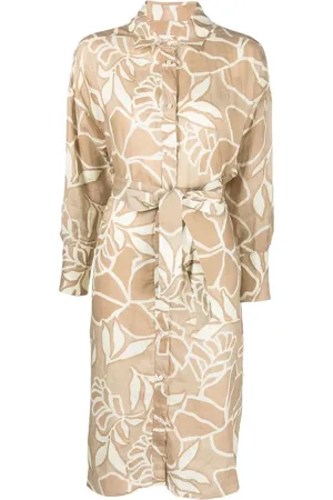 Xacus Graphic-print asymmetric dress