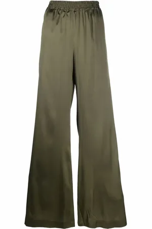 GIANLUCA CAPANNOLO Wide-leg elasticated trousers