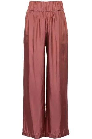 Aspesi Straight-leg satin trousers