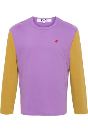 Comme des Garçons Colour-block cotton sweatshirt
