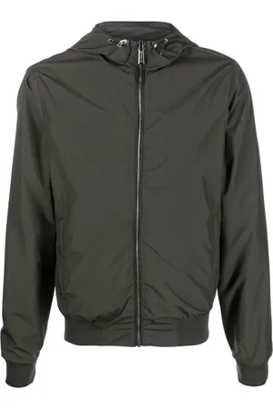MOORER Reversible hooded jacket