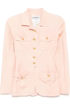 CHANEL 1990s CHANEL CC mark buttons jacket