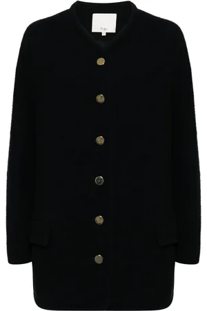 tibi Collarless cardigan