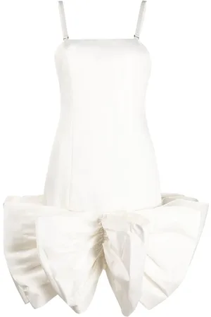 ROTATE Leiza bow-detail dress