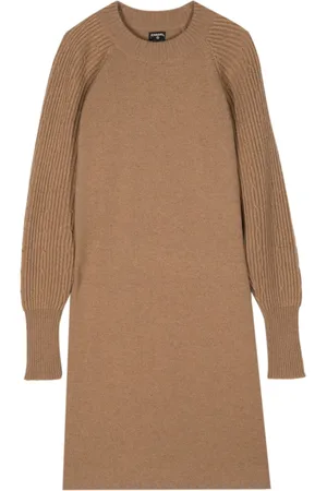 CHANEL 1990s long-sleeved knitted dress