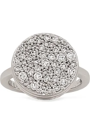 ALINKA 18kt white gold diamond Black Caviar ring