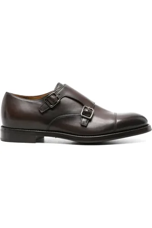Officine creative Panelled leather Monk shoes