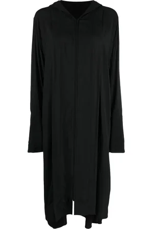 YOHJI YAMAMOTO Asymmetric hooded coat