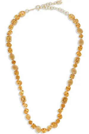 Dolce & Gabbana 18kt yellow Anna citrine necklace