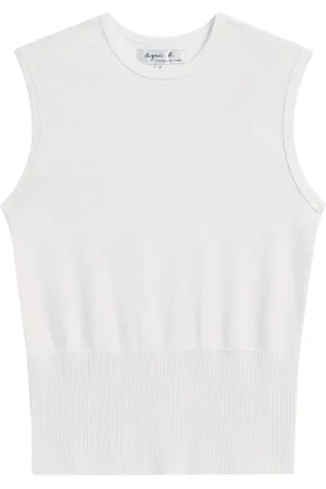 AGNÈS B. June cotton tank top