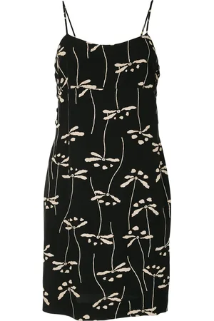 CHANEL 1998 dragon fly print dress