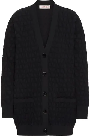 VALENTINO GARAVANI Toile Iconographe stretch-design cardigan