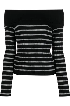 SEMICOUTURE Striped virgin-wool jumper