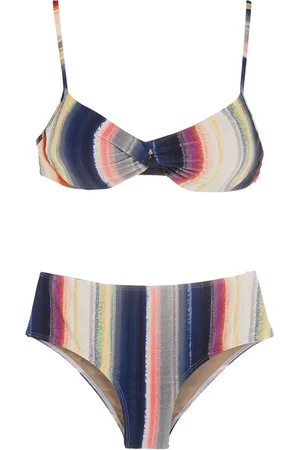 Lygia & Nanny Verônica stripe-print bikini set