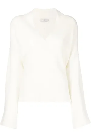 PRINGLE OF SCOTLAND Ribbed-knit shawl-neck jumper