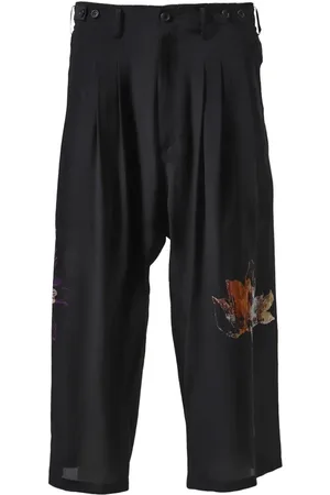YOHJI YAMAMOTO Silk wide-leg trousers