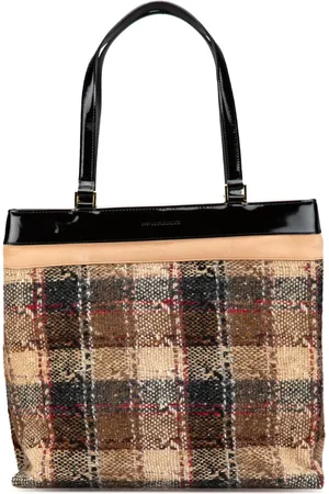 Burberry 2000-2017 Plaid Tweed tote bag
