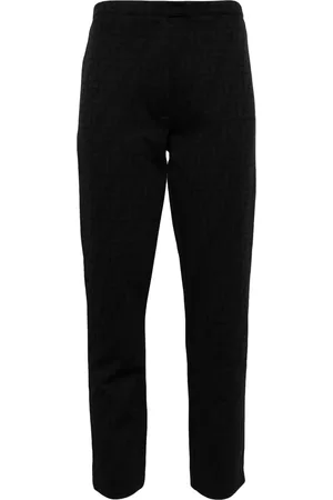 Fendi Zucca-print cropped trousers