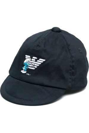 Emporio Armani Logo-embroidered cotton cap