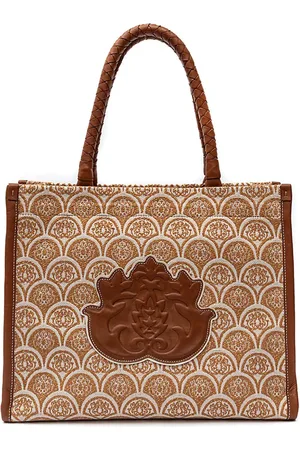 Isla Ibiza Sirena jacquard-print shoulder bag